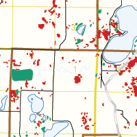 Oak wilt map